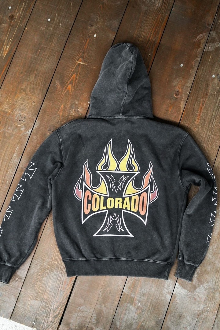 Colorado Sweatshirt Yıkamalı Hoodie