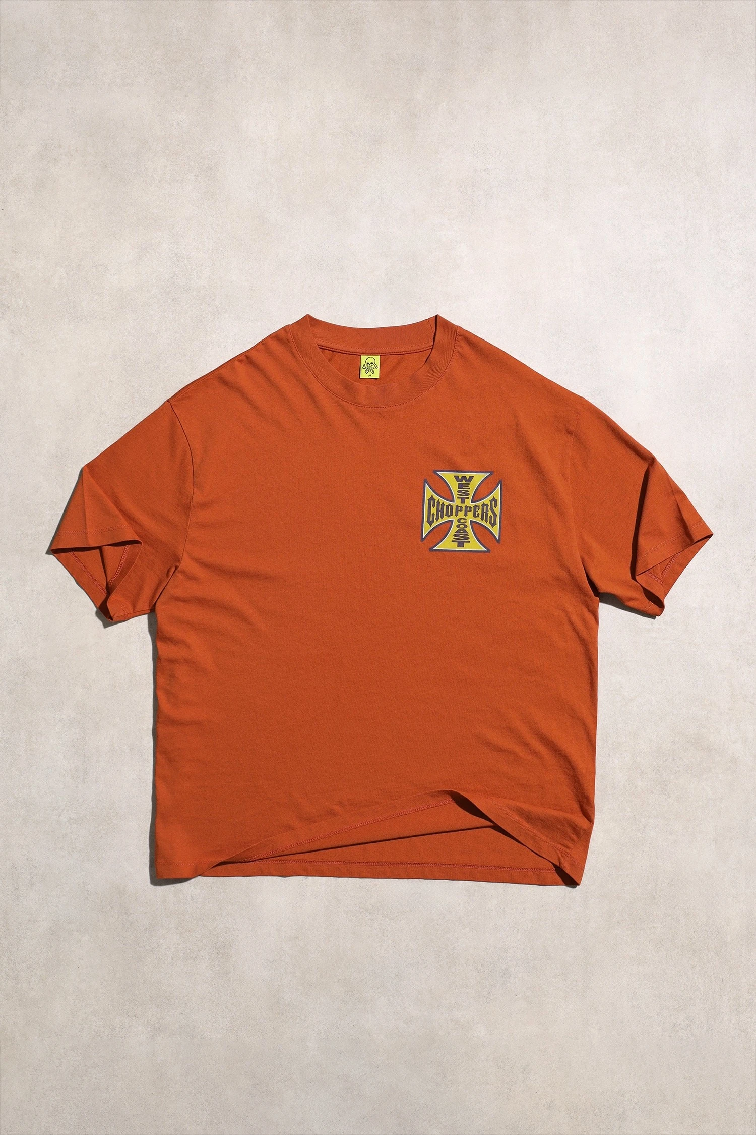 West Coast Choppers Turuncu Oversize Kısa Kol Tshirt