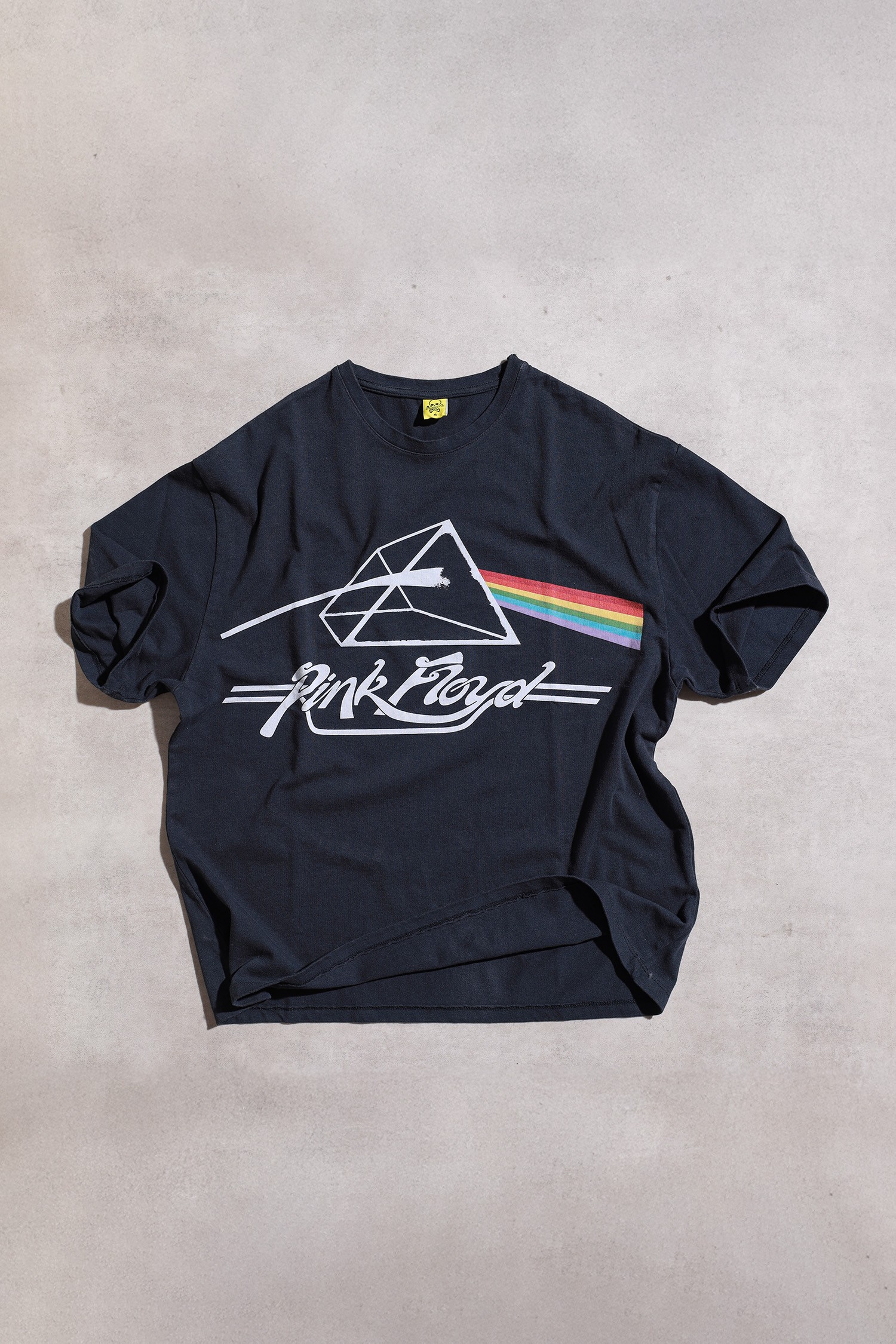 Pink Floyd Dark Side of the Moon Oversize Kısa Kollu Siyah Tshirt