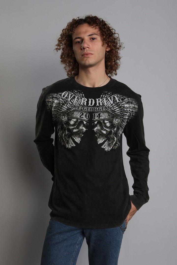 "Skull Chief" Vintage Long Sleeve T-shirt