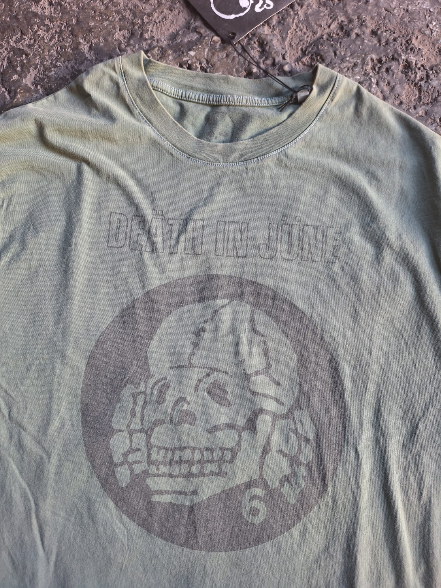 "death In June" Oversize Gothic Rock T-shirt