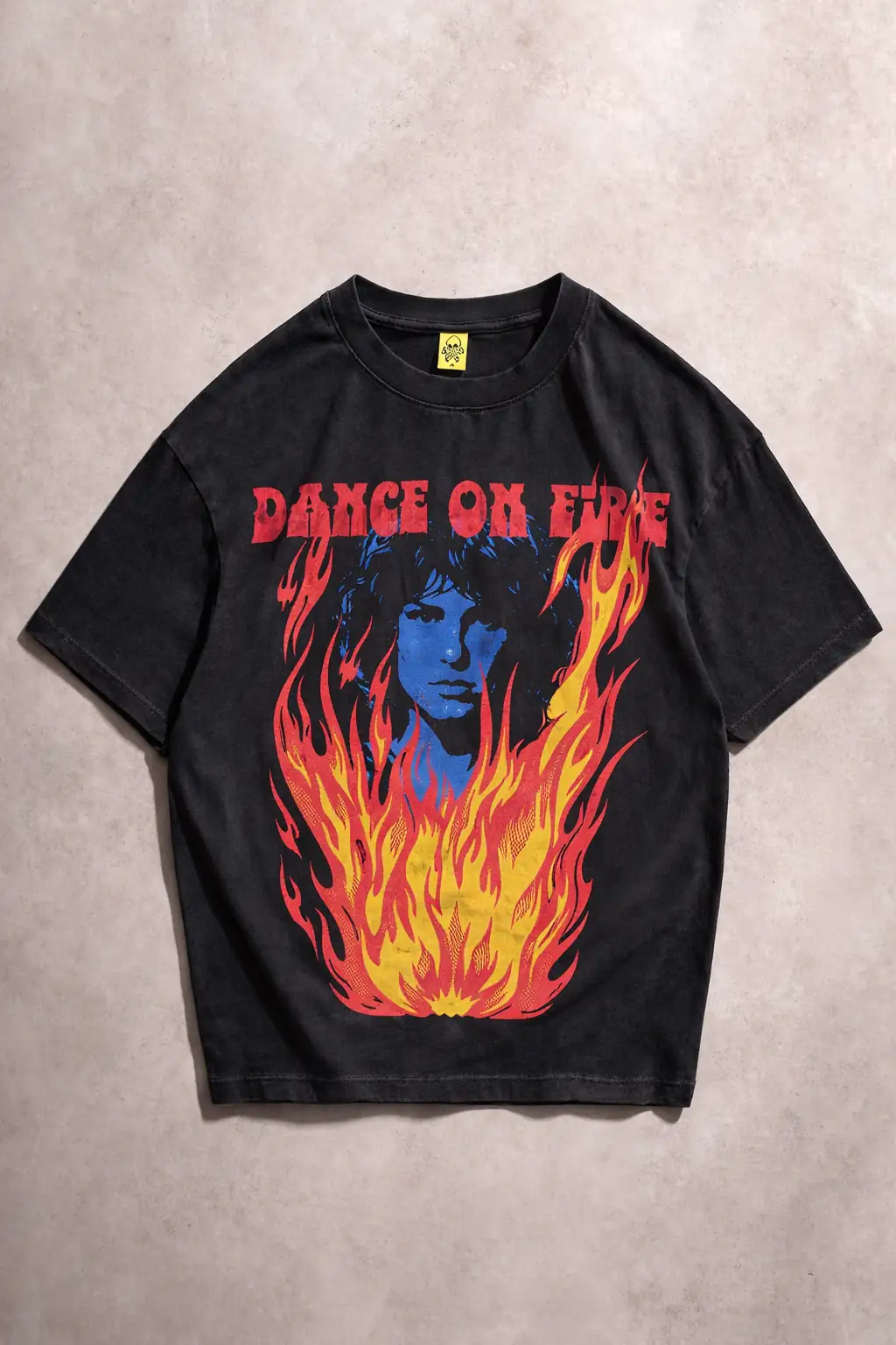 The Doors ''dance On Fire'' Kadın Oversize Vintage Rock T-shirt