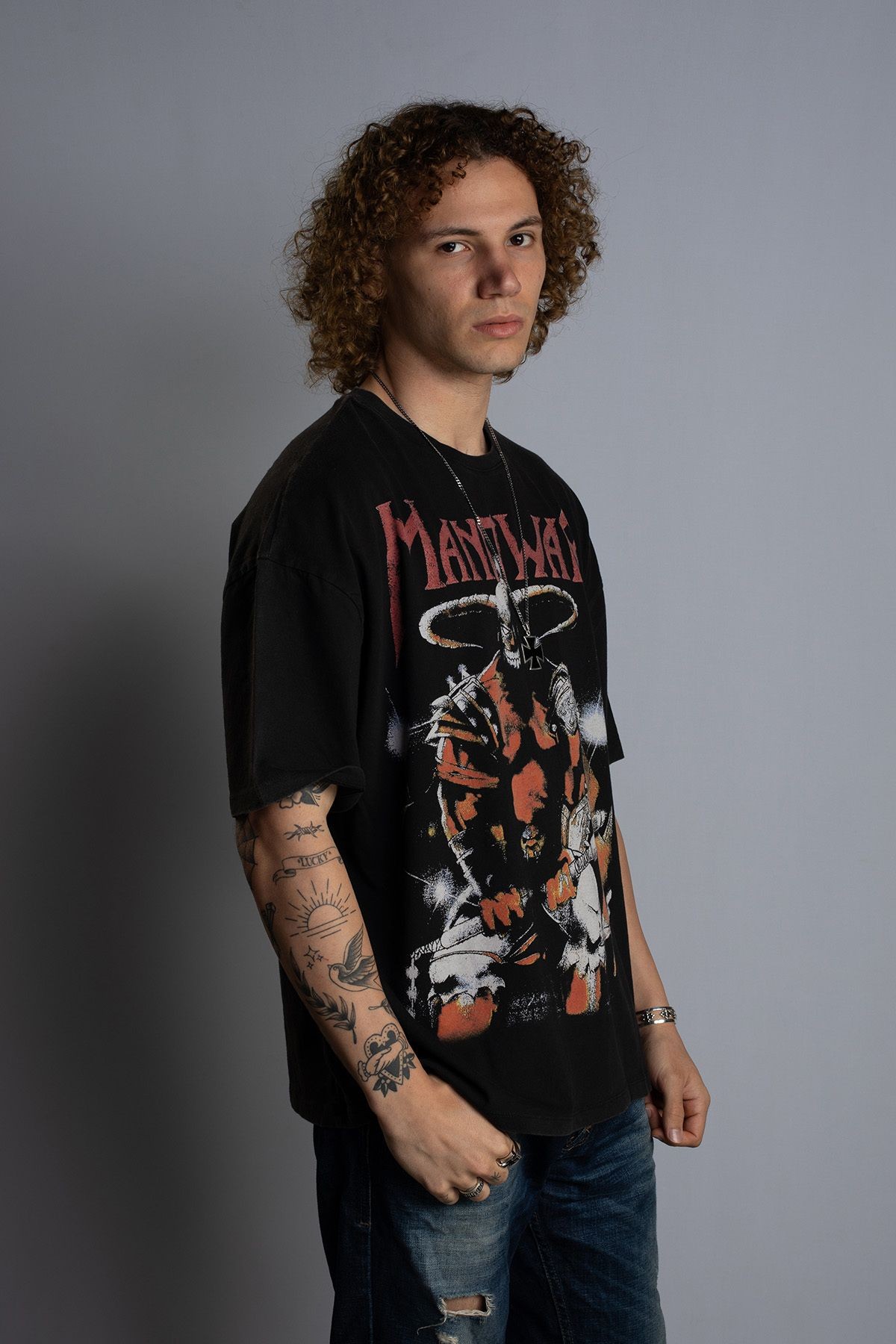 ''Manowar'' Oversize T-shirt