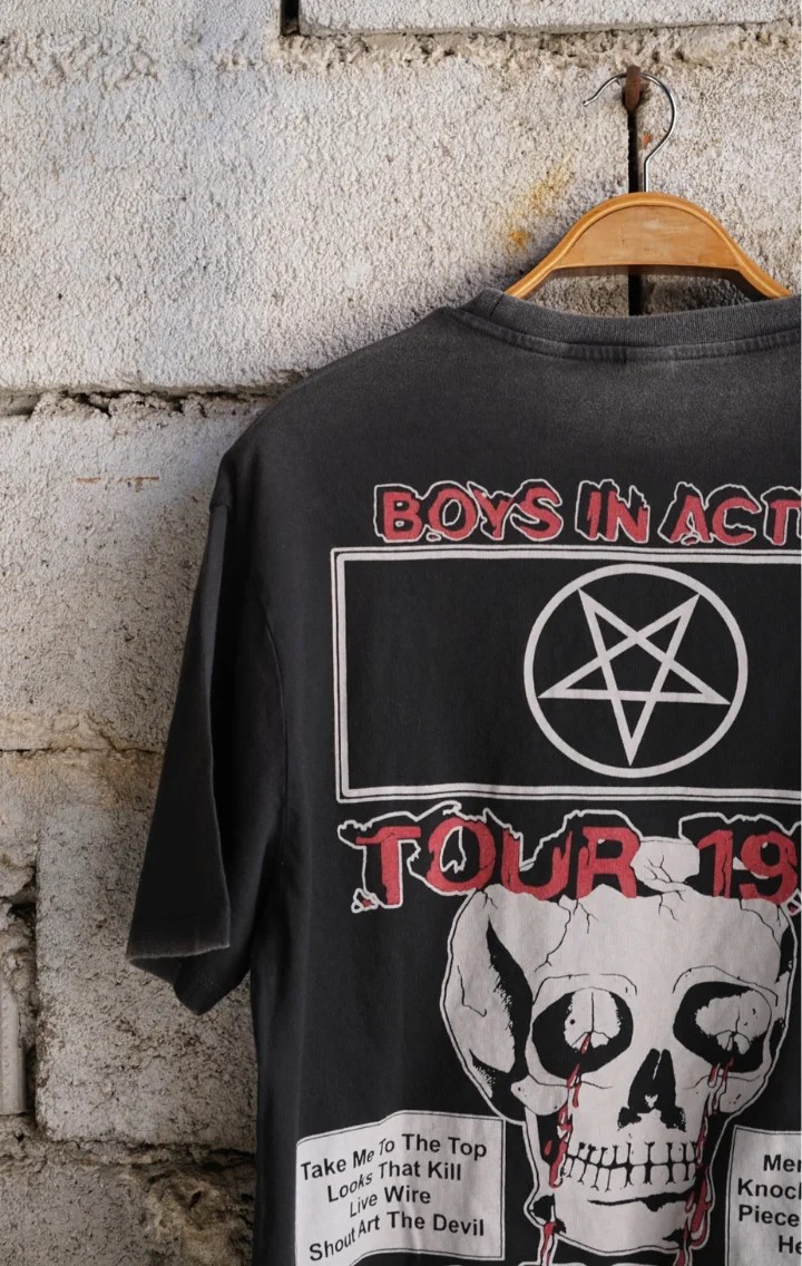 Mötley Crüe “Tour 1983” Özel Tasarım Vintage Rock Tişört