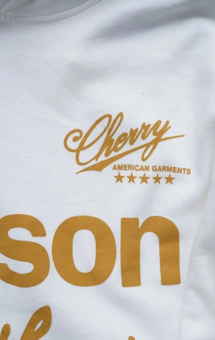 Vanson Chopper Beyaz Sweatshirt