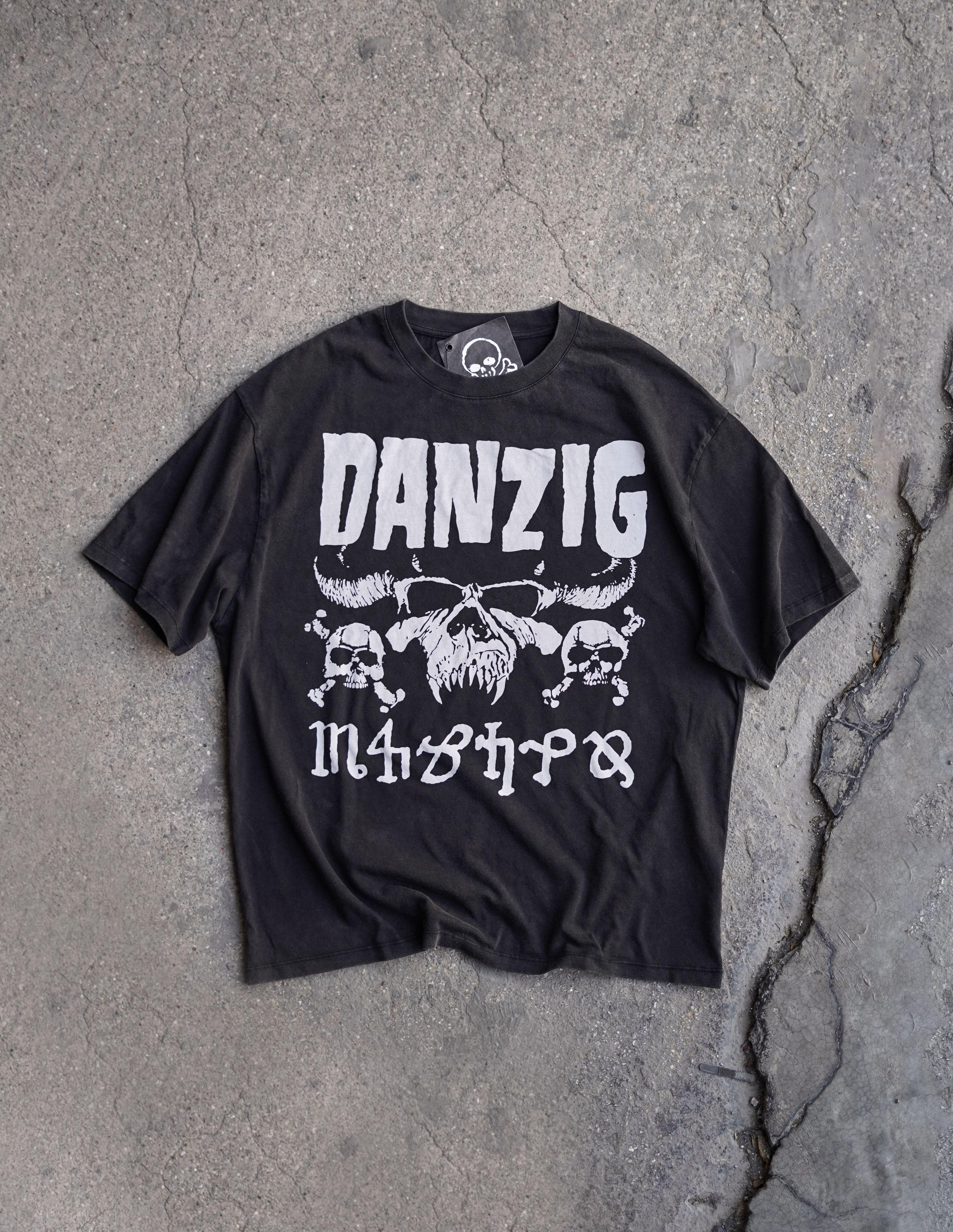 ''danzig'' Oversize Metal T-shirt