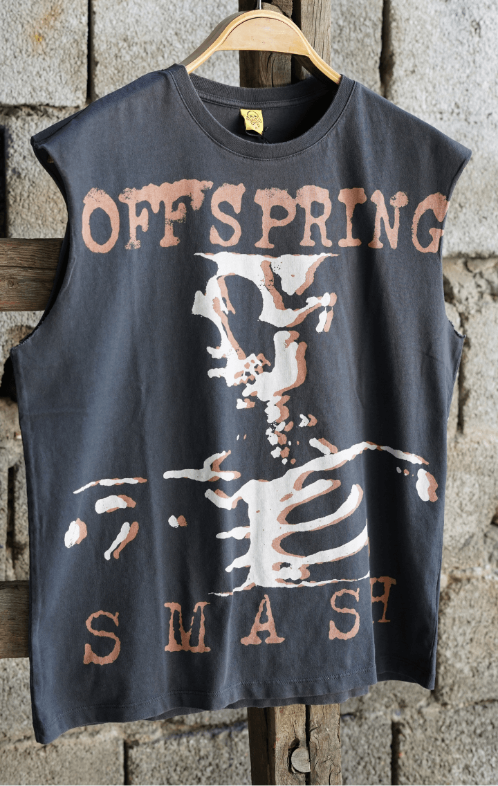 Offspring Smash 1995 Vintage Rock Kolsuz Oversize Tişört