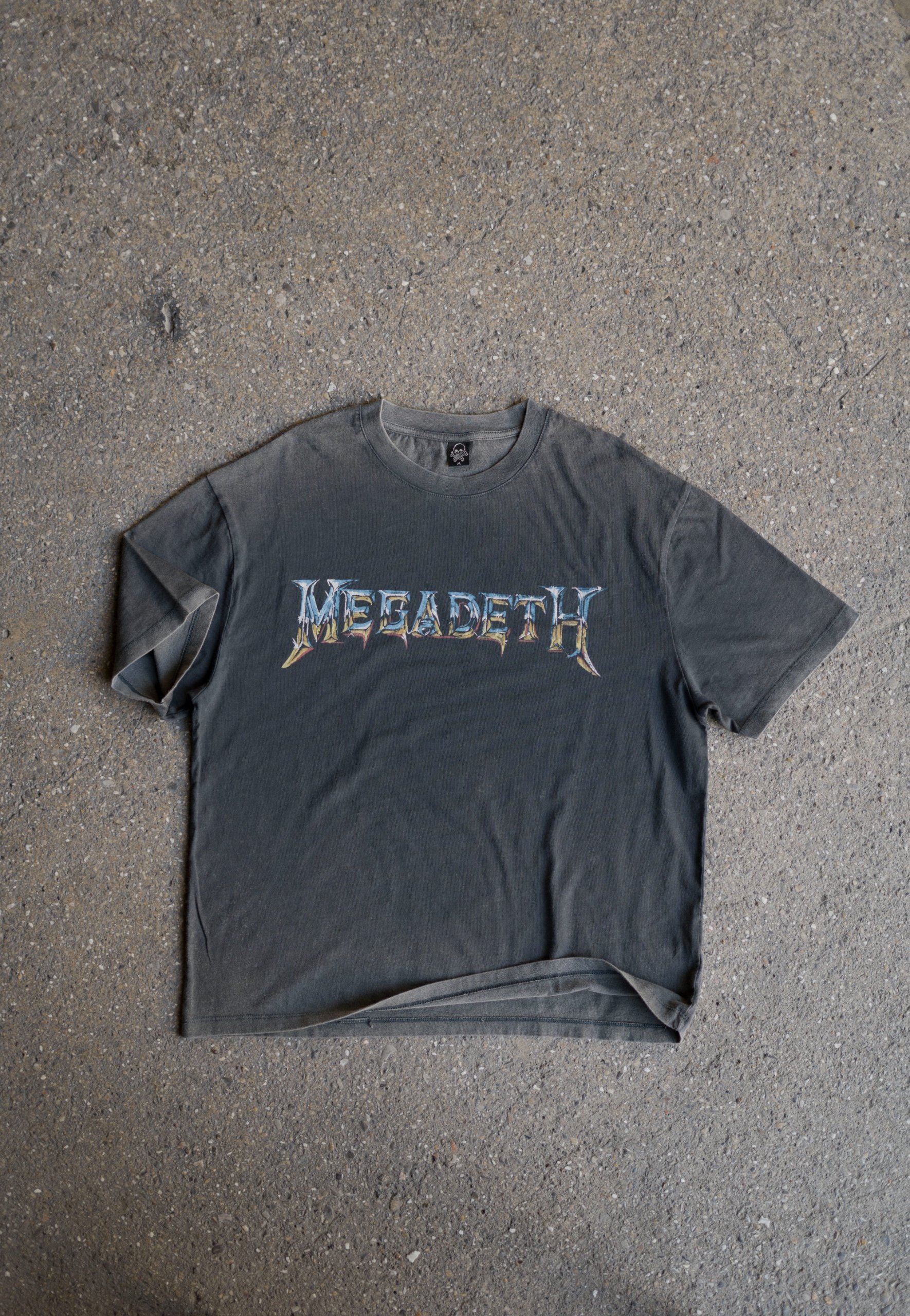 Megadeth 'Sword' Ovesize Yıkamalı T-shirt