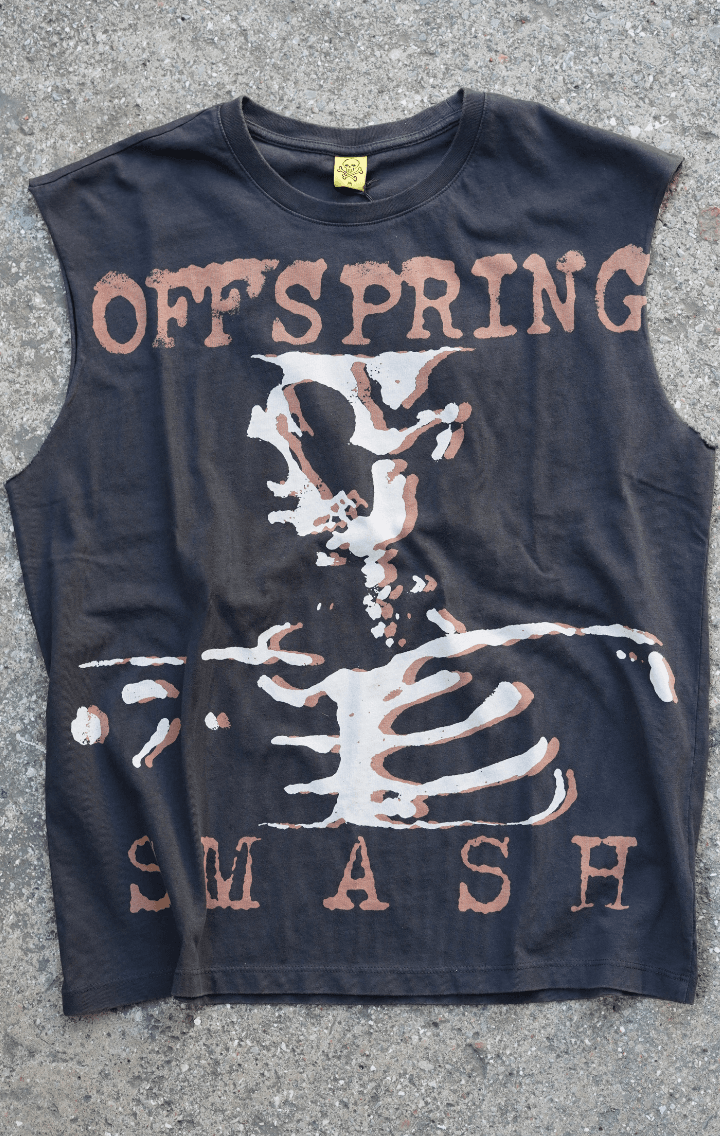 Offspring Smash 1995 Vintage Rock Kolsuz Oversize Tişört