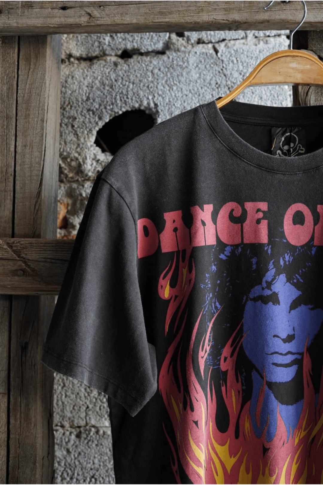The Doors ''dance On Fire'' Kadın Oversize Vintage Rock T-shirt