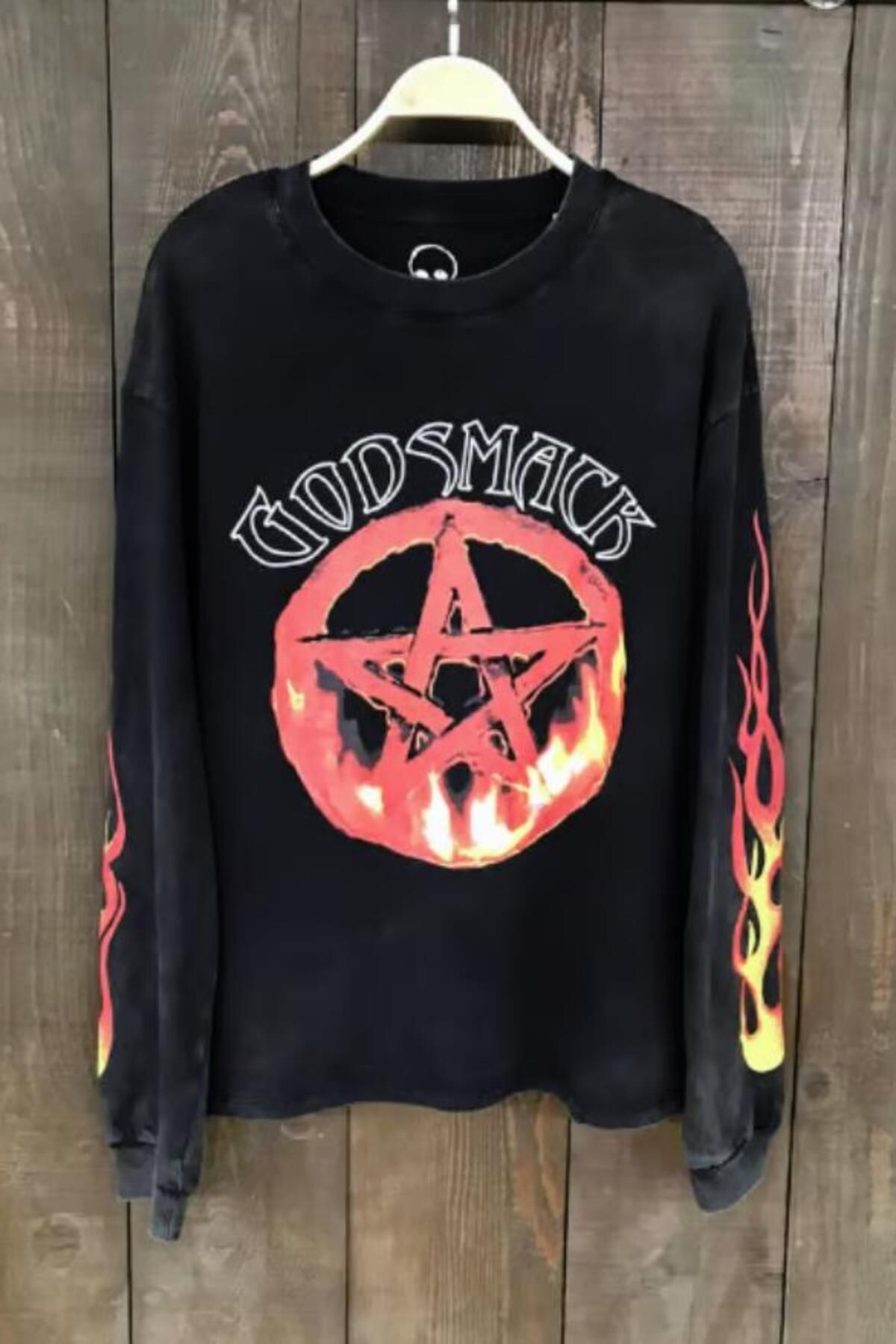 Godsmack “pentagram Sun” Uzun Kol T-shirt