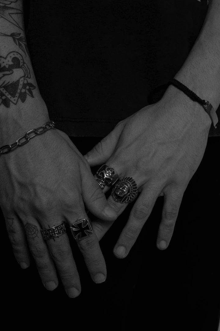 Iron Cross %100 Gümüş Yüzük