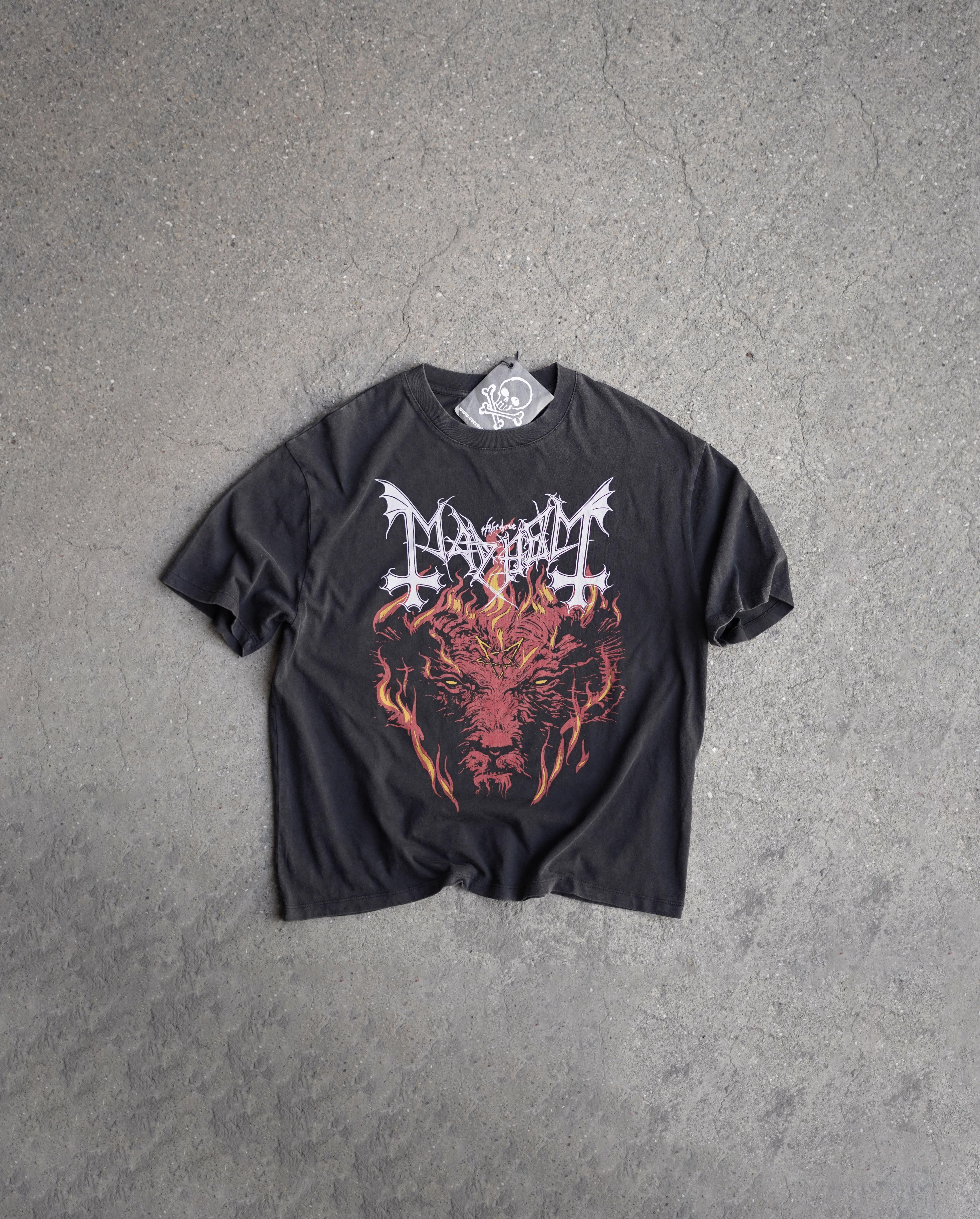 ''Mayhem'' Vintage Oversize Metal T-shirt