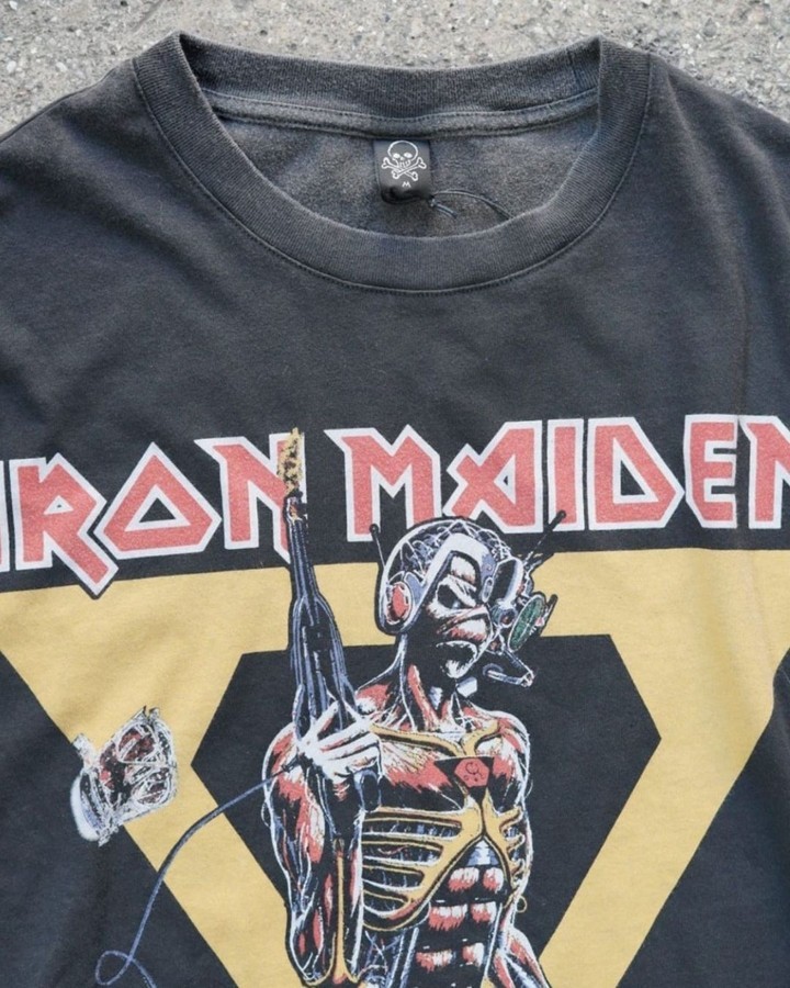 Iron Maiden Baskılı Oversize T-shirt