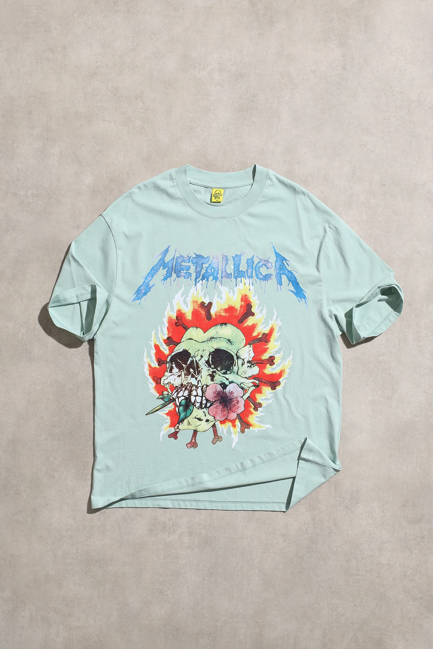 Metallica Mint Unisex Kısa Kol Oversize Tshirt