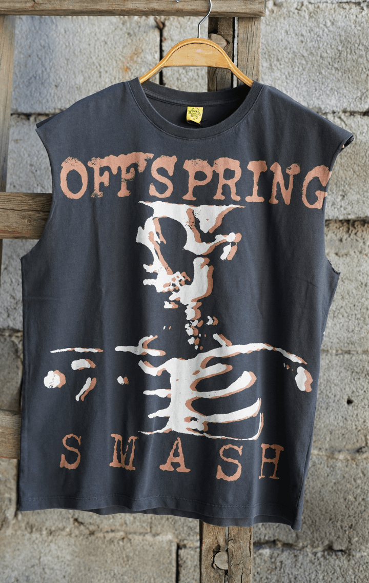 Offspring Smash 1995 Vintage Rock Kolsuz Oversize Tişört