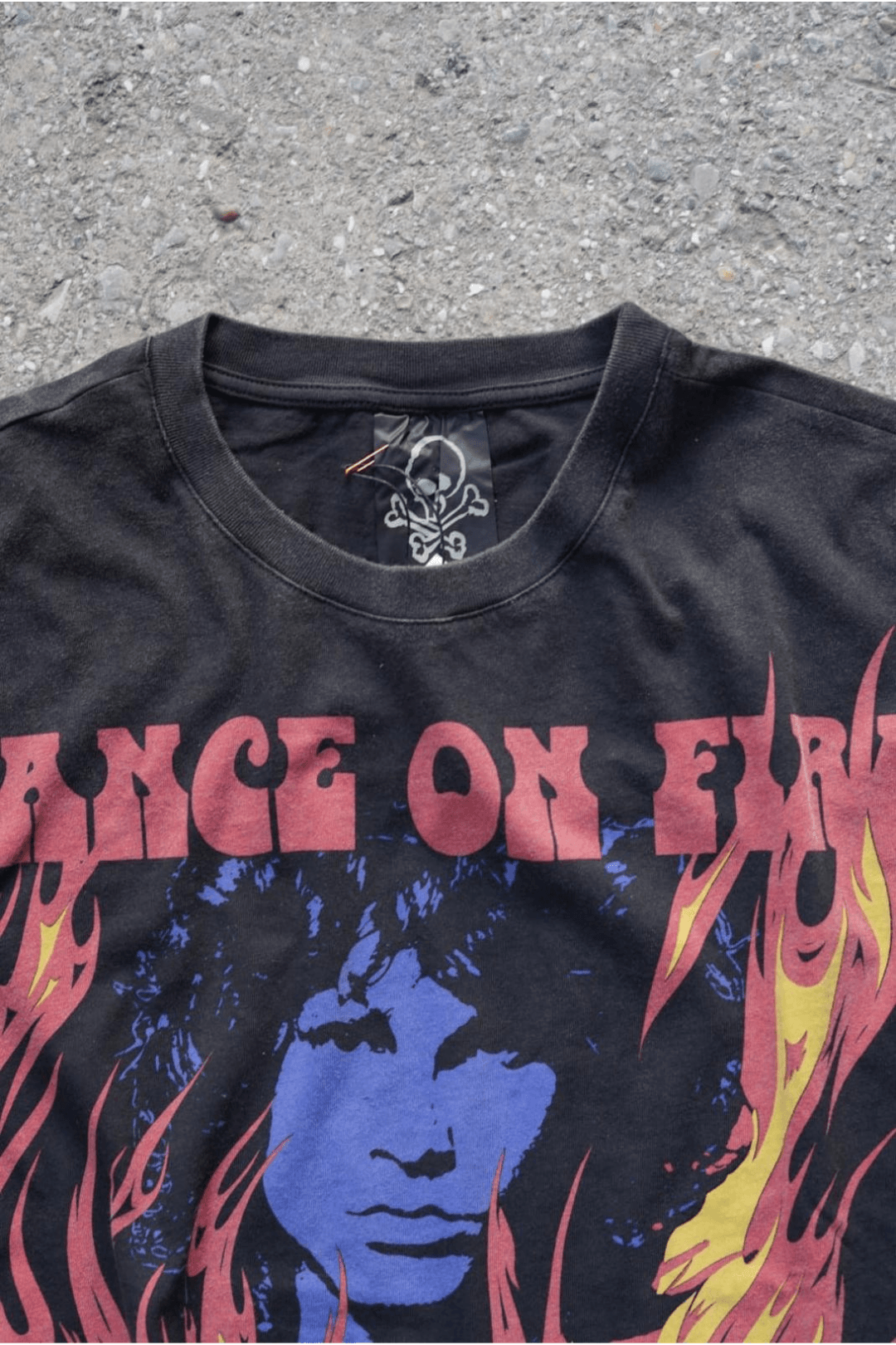 The Doors ''dance On Fire'' Kadın Oversize Vintage Rock T-shirt