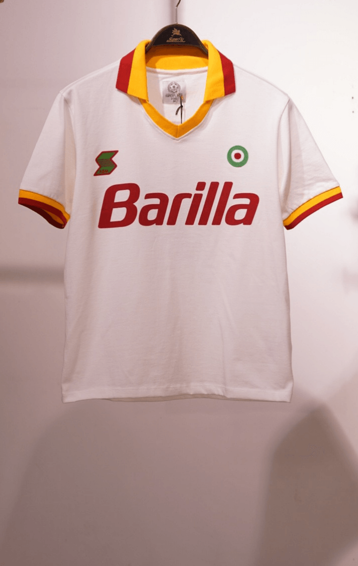 Retro Roma Futbol Forması 1987 Off White