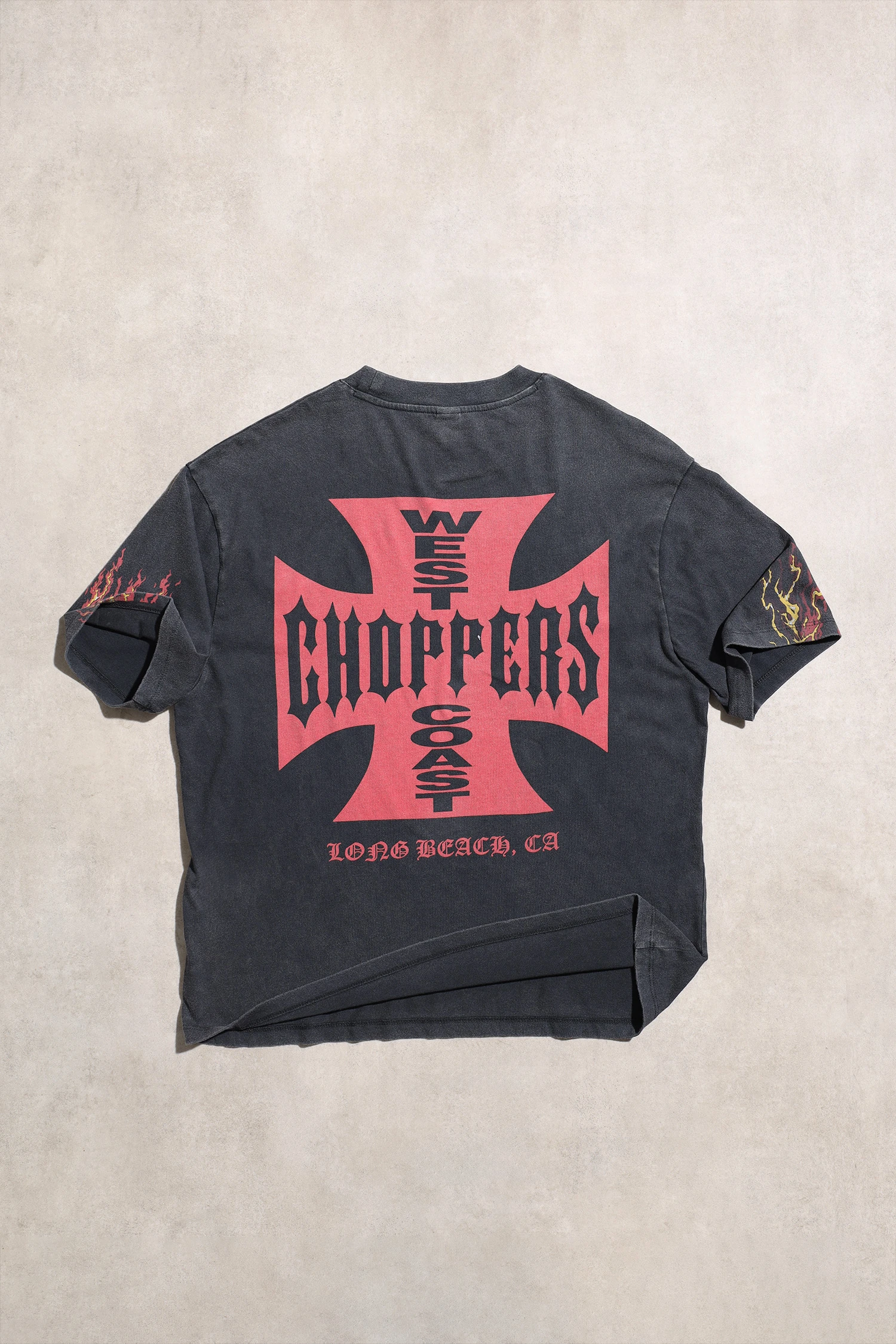 West Coast Choppers '' Hot Road'' Oversize Yıkamalı T-shirt