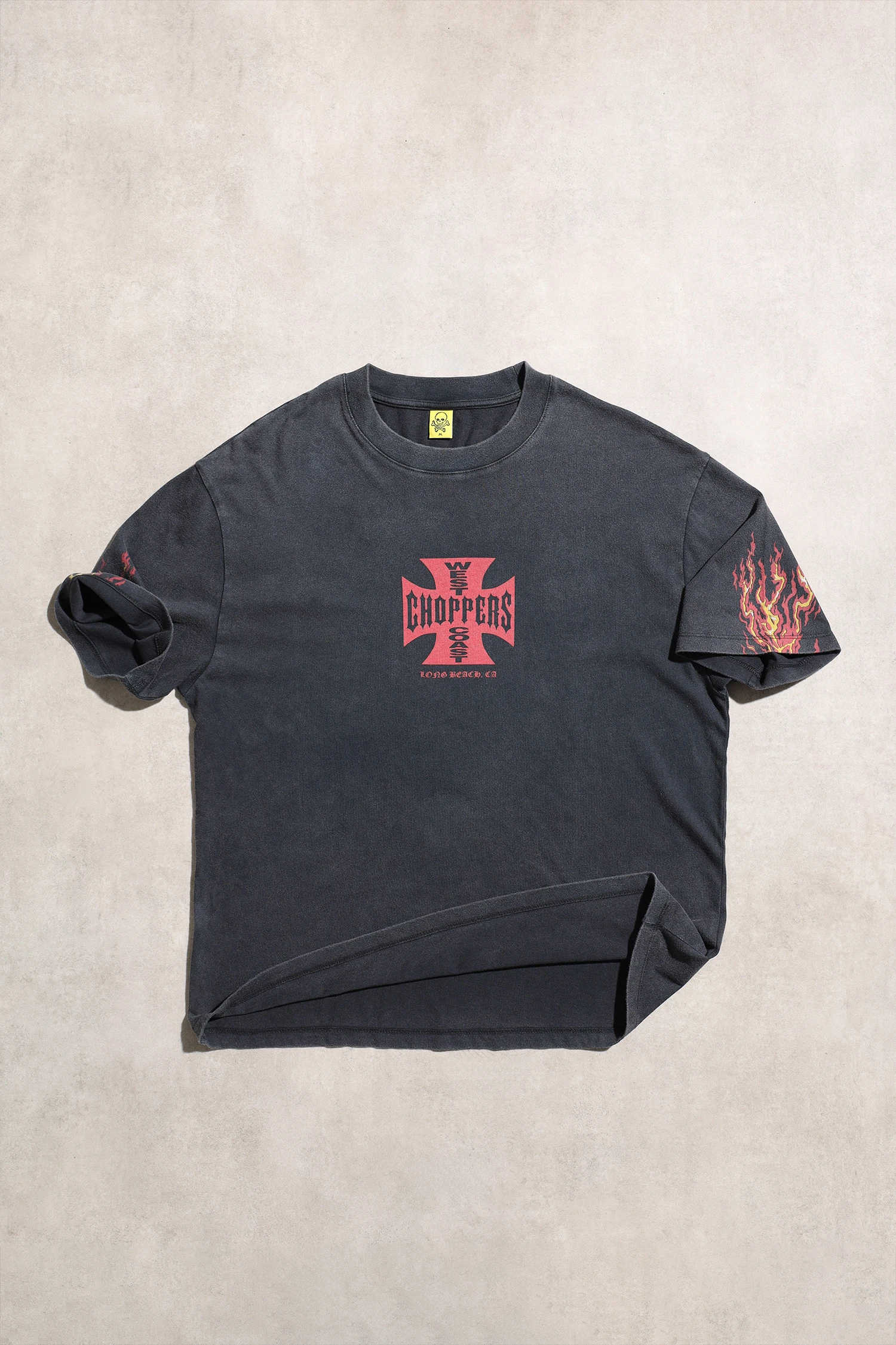 West Coast Choppers '' Hot Road'' Oversize Yıkamalı T-shirt