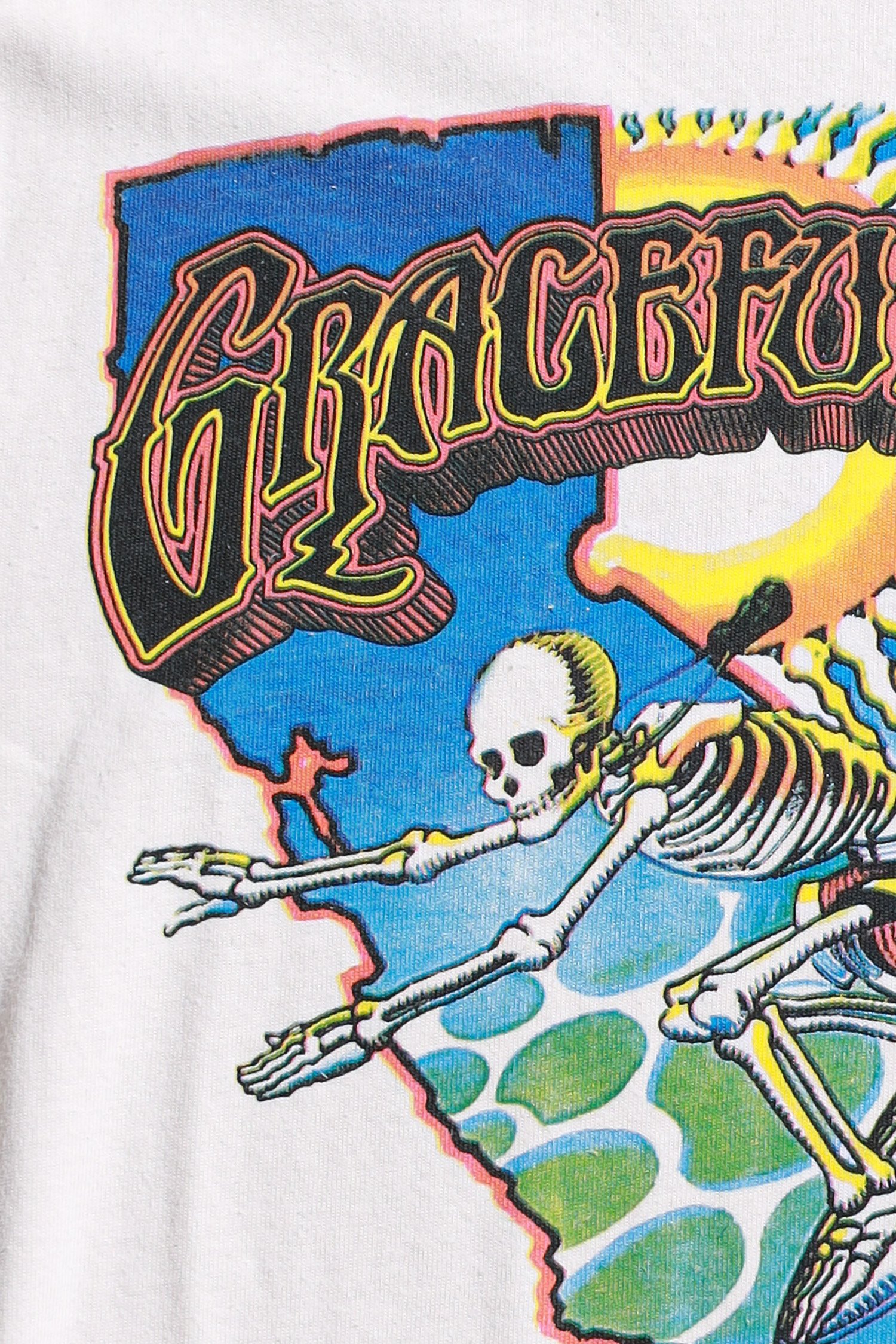 The Graceful Dead Surfer Oversize Kısa Kollu Off White TShirt