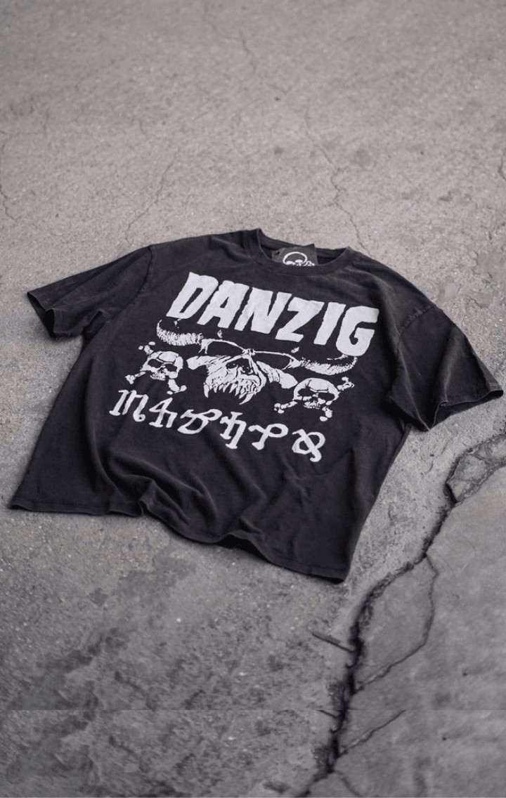 ''danzig'' Oversize Metal T-shirt