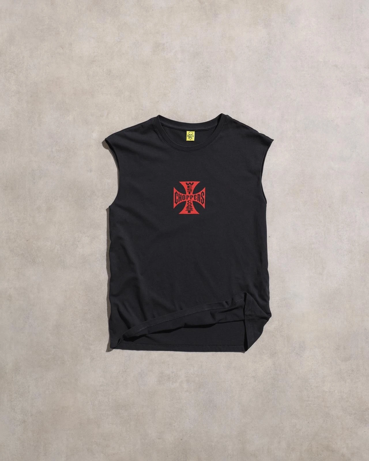 West Coast Choppers Iron Cross Muscle Tank Tshirt