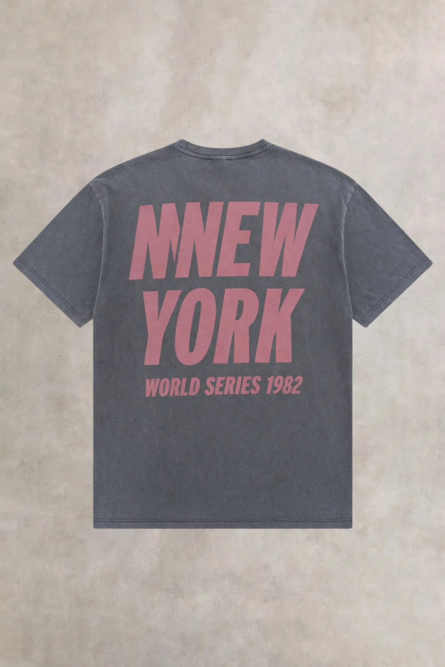 Overdrive Oversize Unisex Soluk Siyah New York 1982 Vintage Tişört