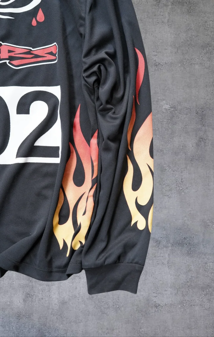 No Tears BMX Street Uzun Kol Siyah Forma