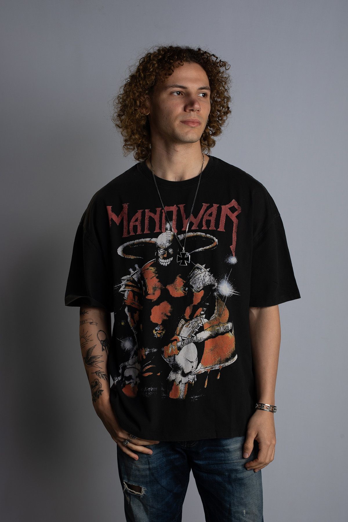 ''Manowar'' Oversize T-shirt