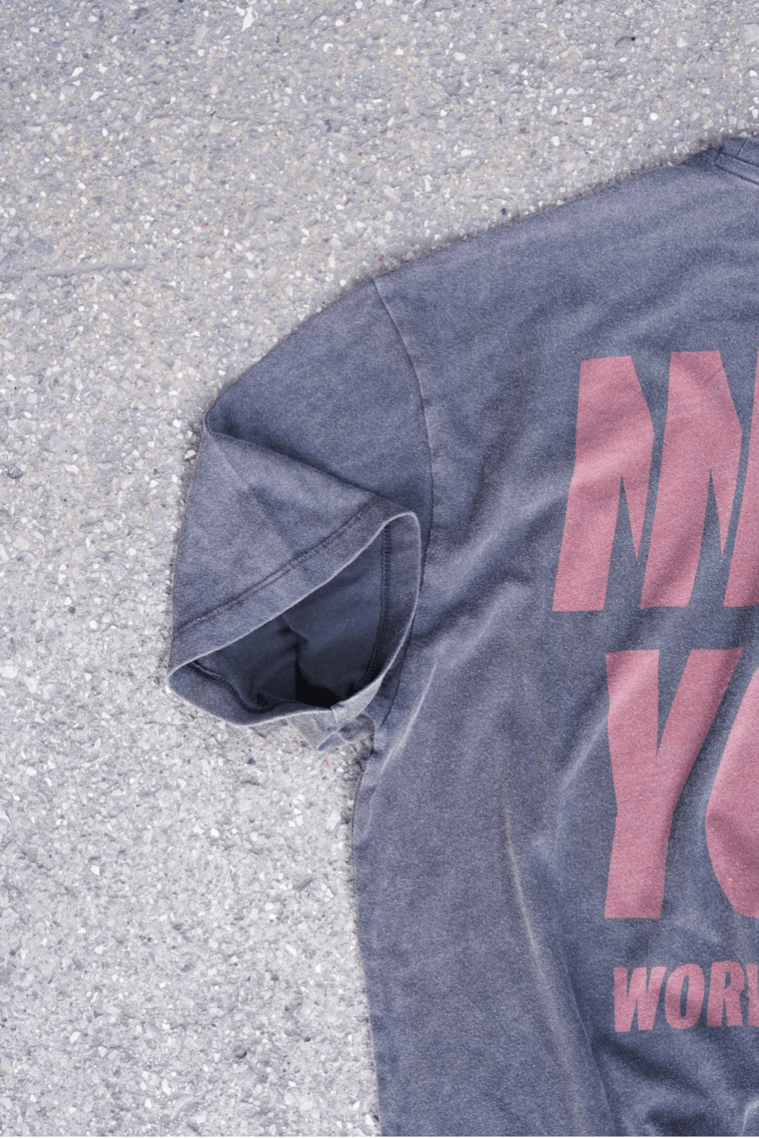 New York 1982 Oversize Unisex Soluk Siyah Vintage Tişört