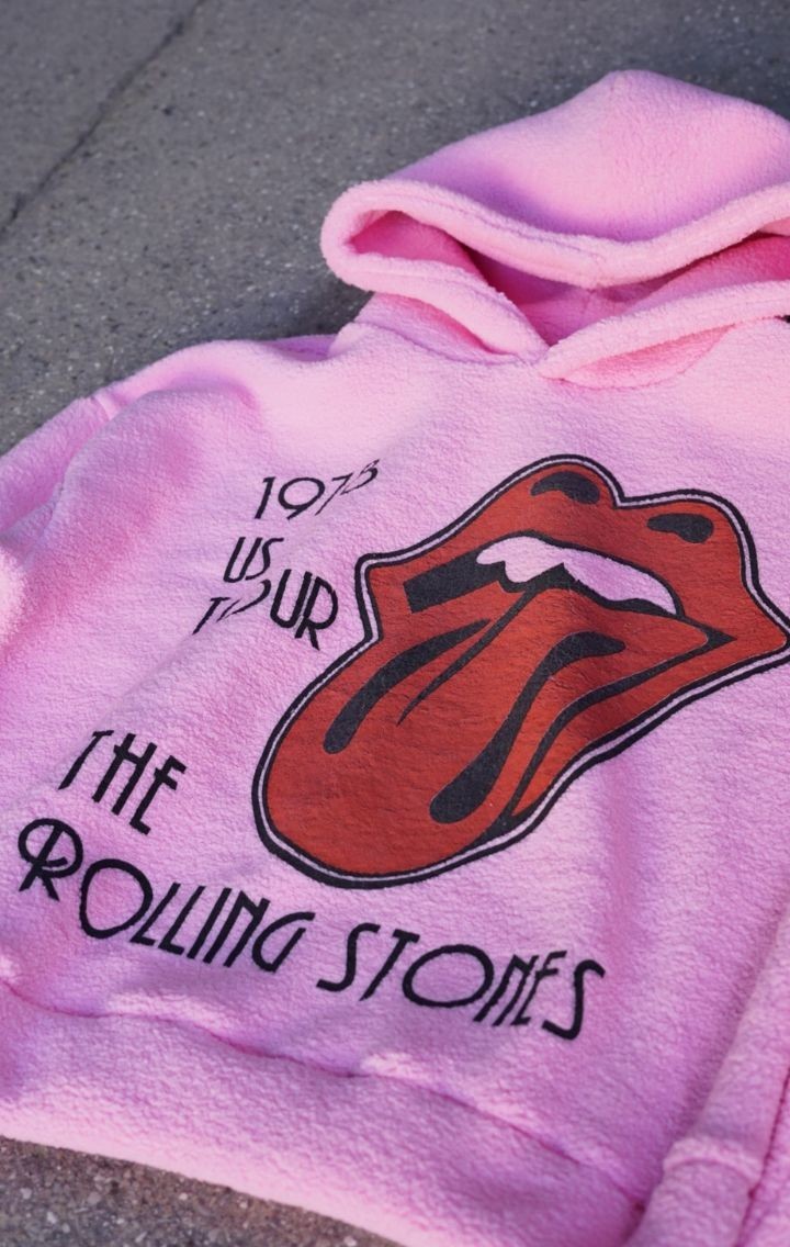 The Rolling Stone Pembe Polar Sweatshirt