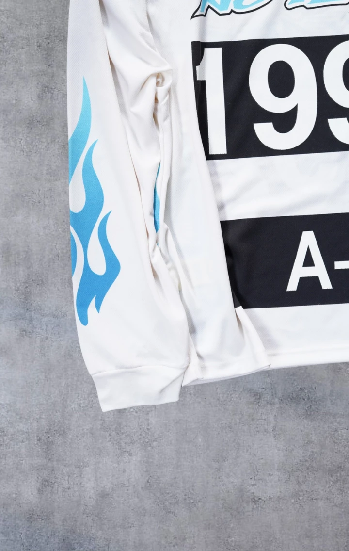 No Tears BMX Street Uzun Kol Off White Forma