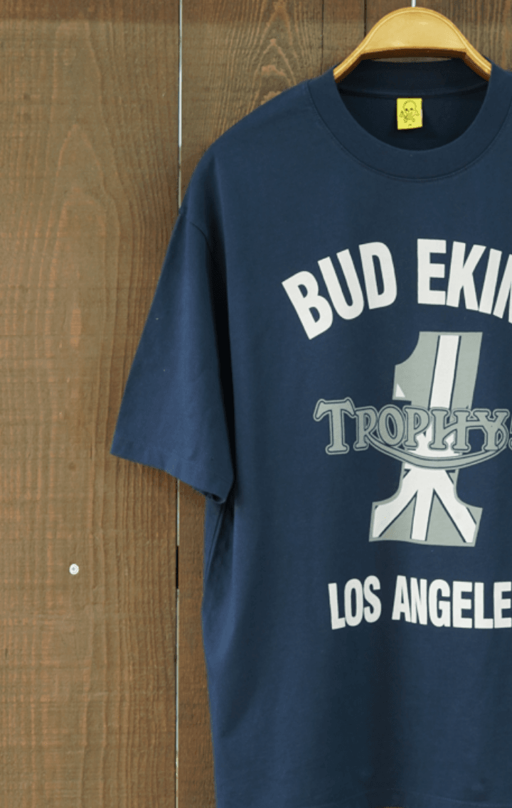 Triumph Bud Ekins Oversize Kısa Kollu Koyu Lacivert Tshirt