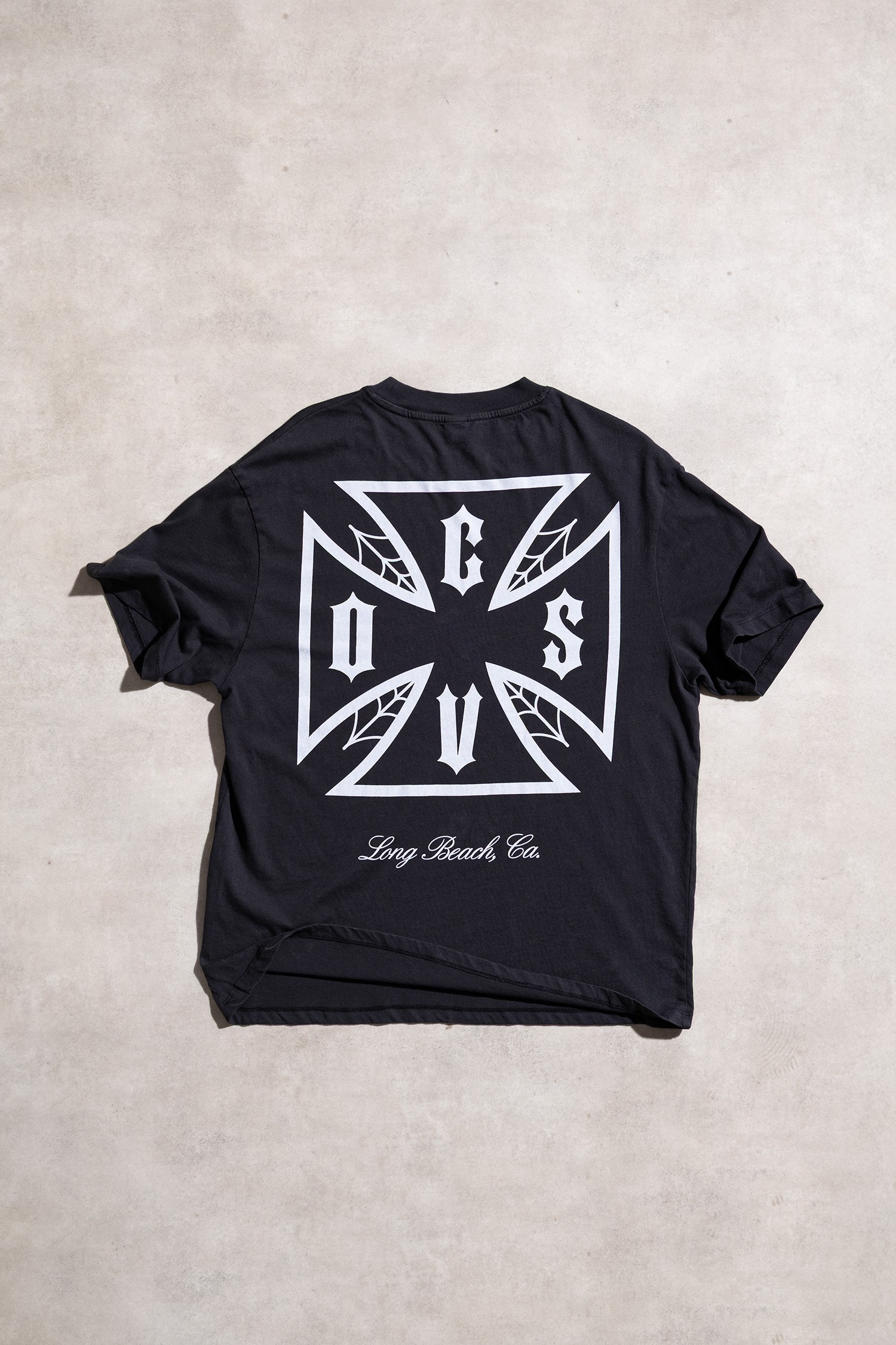 Long Beach Visual Studio Gothic Oversize Kısa Kol Tshirt