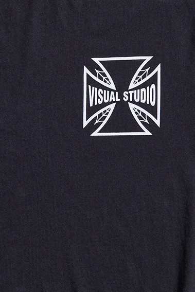 Long Beach Visual Studio Gothic Oversize Kısa Kol Tshirt