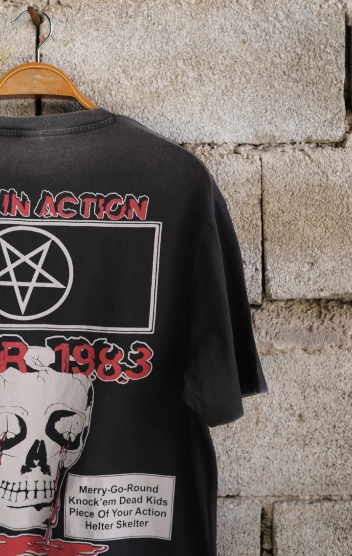 Mötley Crüe “Tour 1983” Özel Tasarım Vintage Rock Tişört