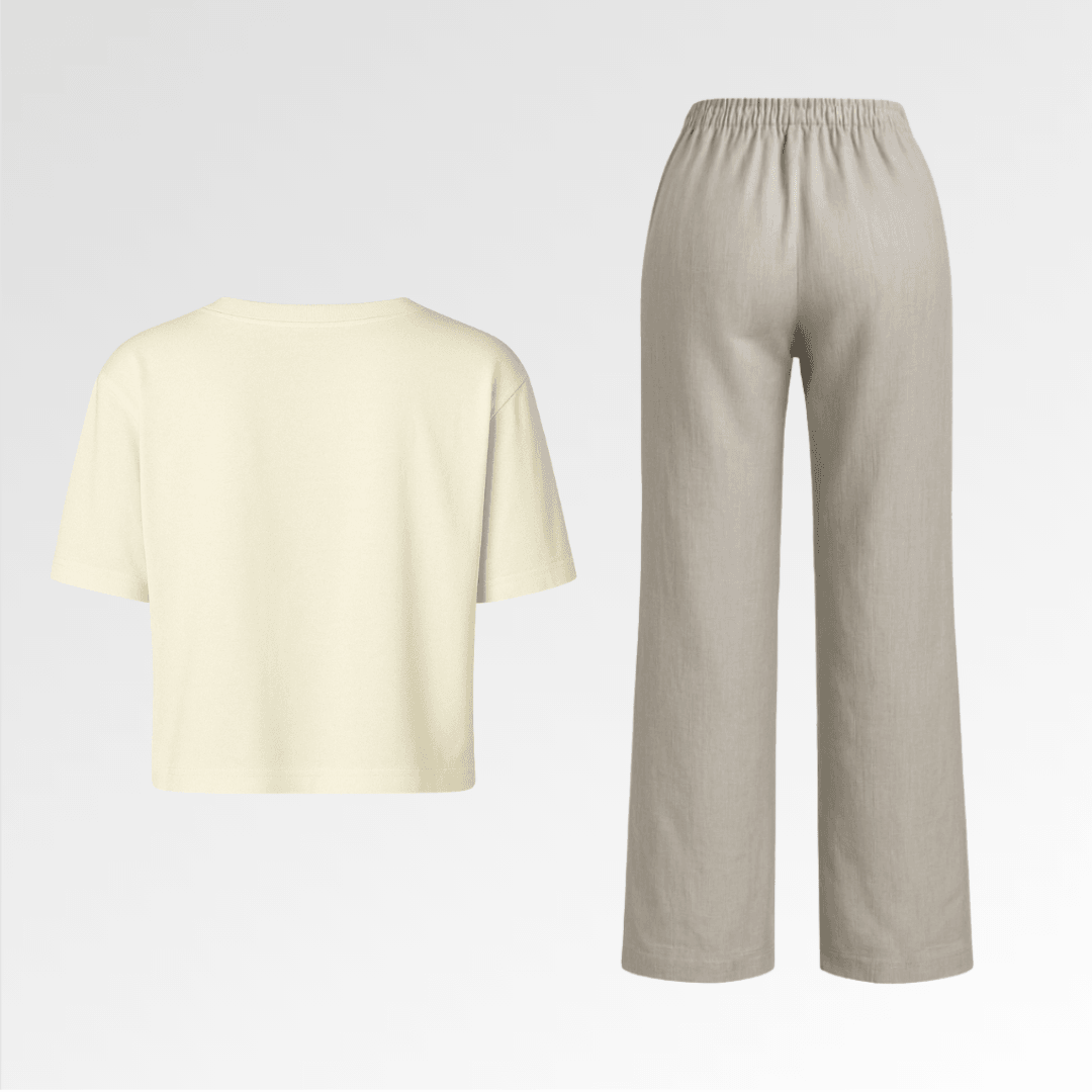 Corylus Crop T-Shirt & Canella Pantolon