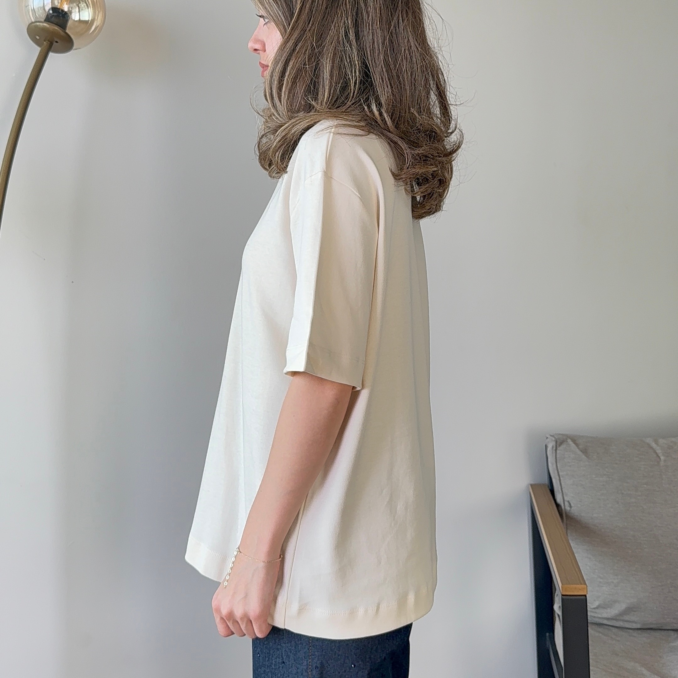 Populus T-shirt - Ekru