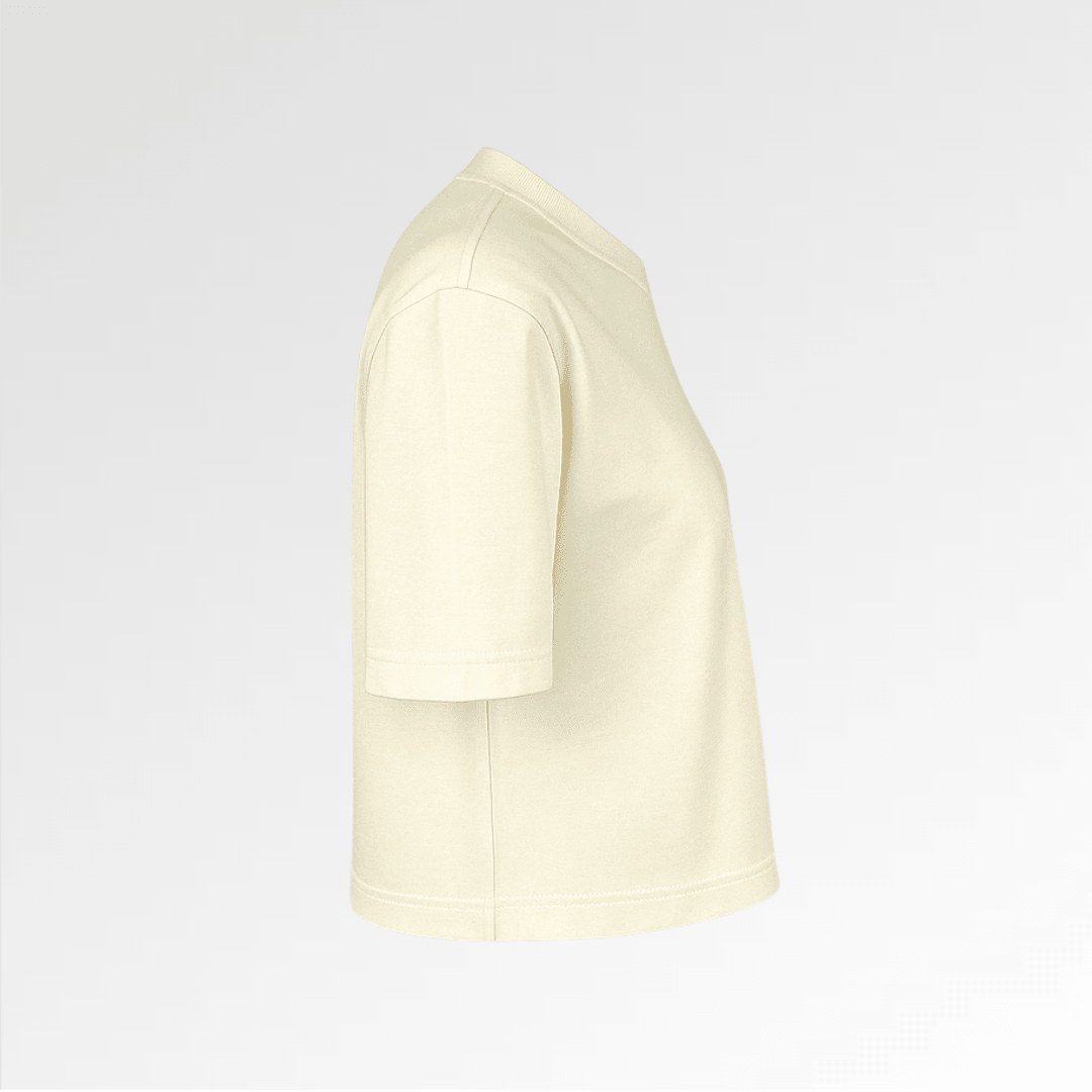 Corylus Crop T-Shirt - Ekru
