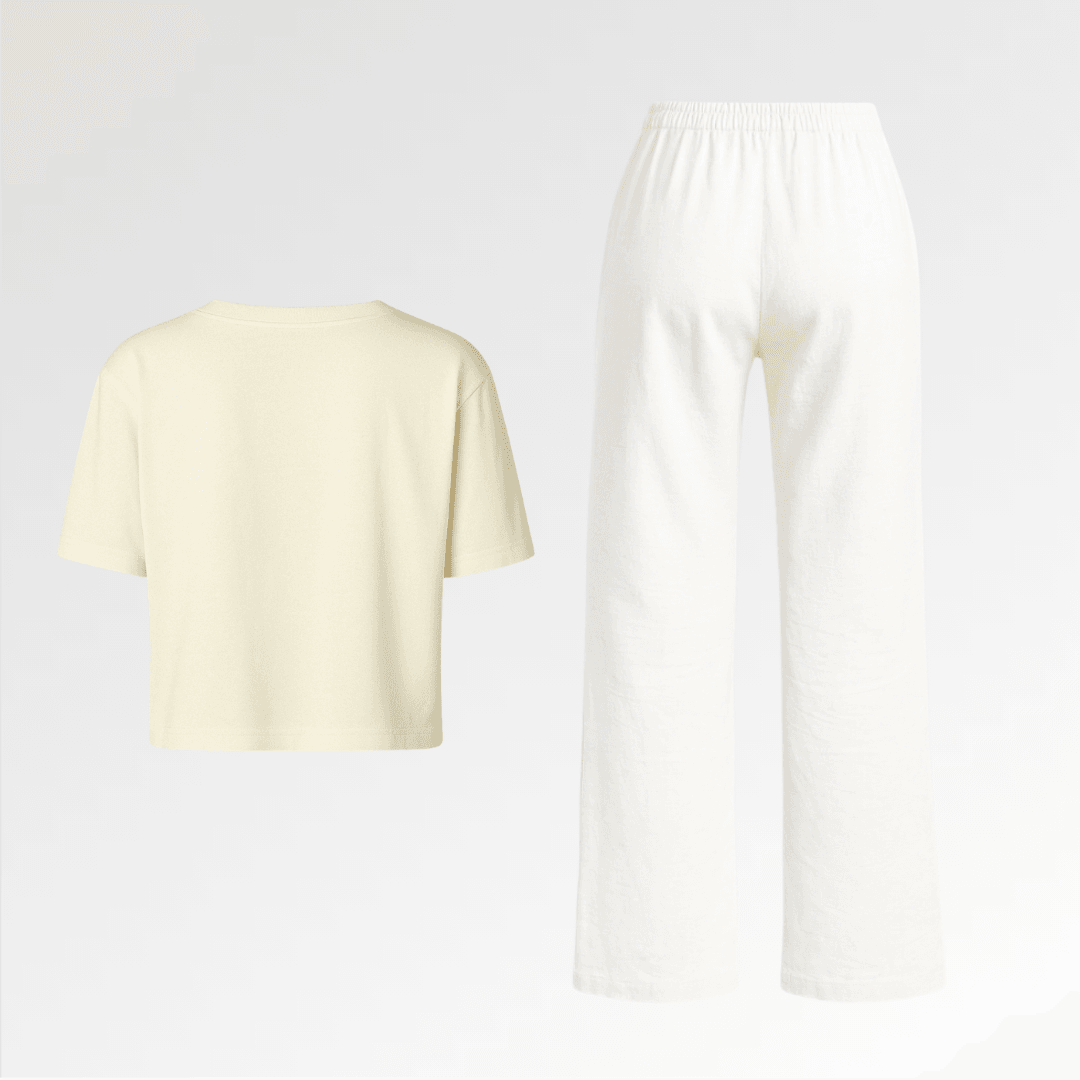 Corylus Crop T-Shirt & Canella Pantolon