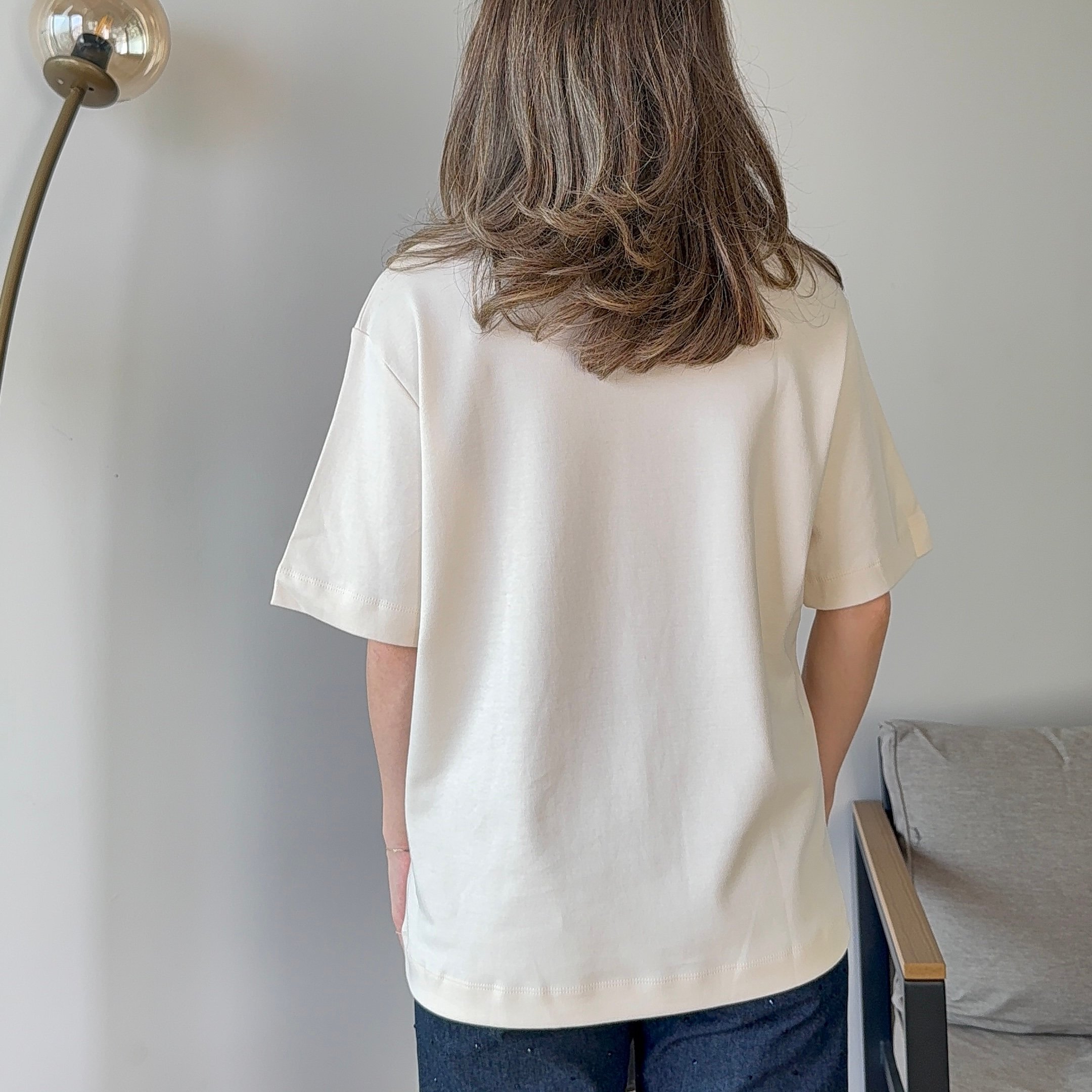 Populus T-shirt - Ekru