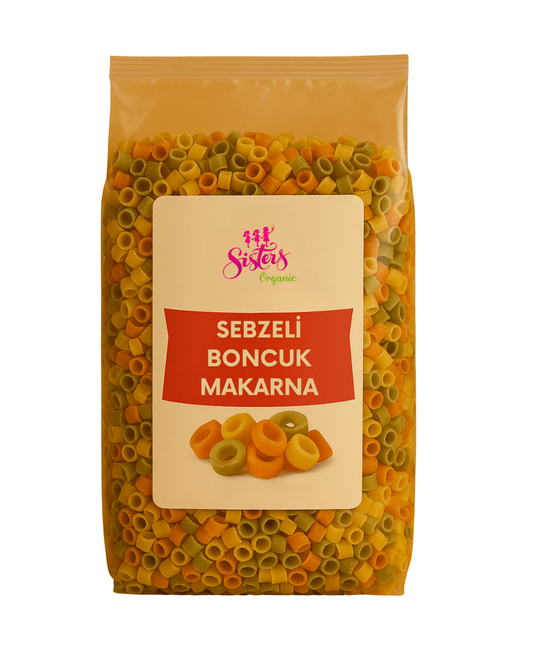 Organik Sebzeli Boncuk Makarna
