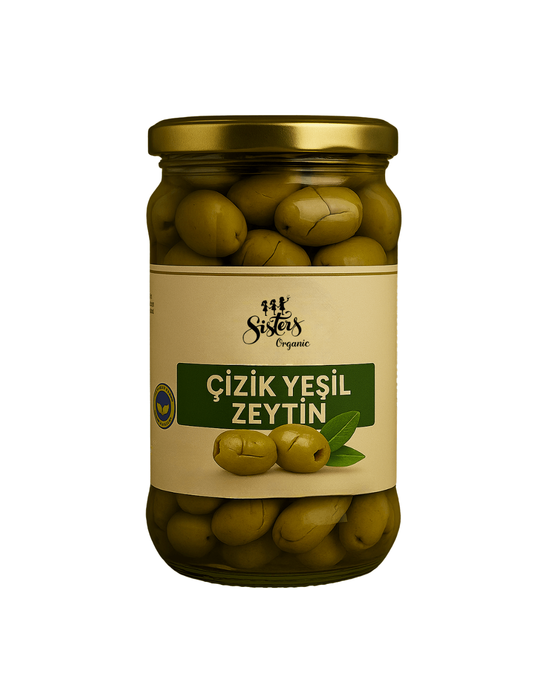 Organik Çizik Yeşil Zeytin