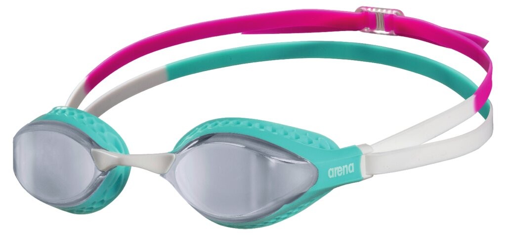 AIR-SPEED MIRROR SILVER-TURQUOISE-MULTI