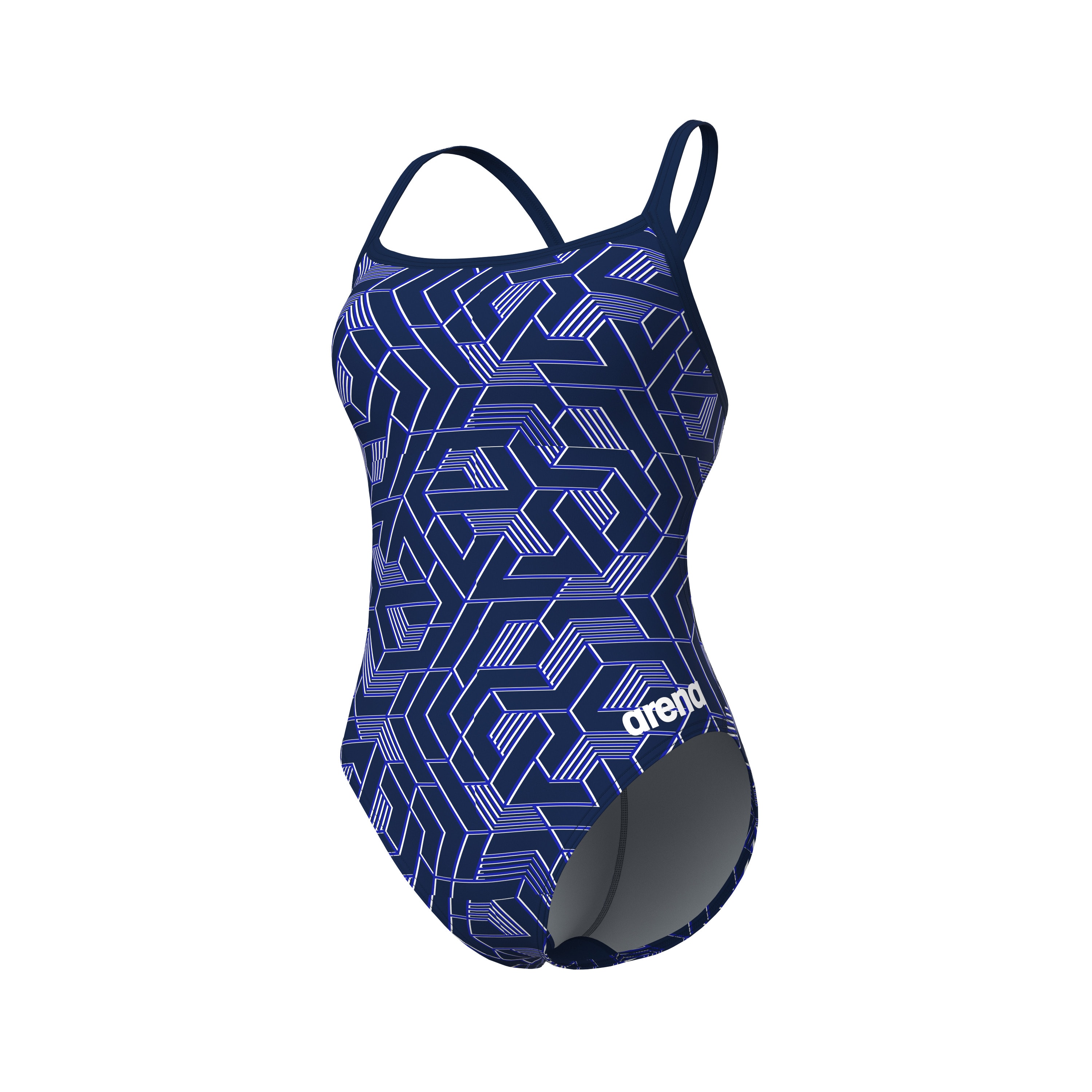 WOMEN'S ARENA ESCAPE SWIMSUIT CHALLENGE BACK NAVY-TEAM NAVY