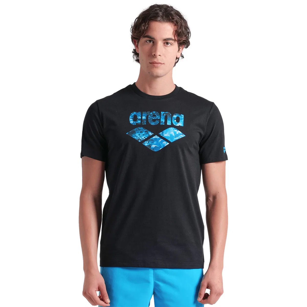 MEN2SS ARENA WATER PRINTS T-SHIRT BLACK