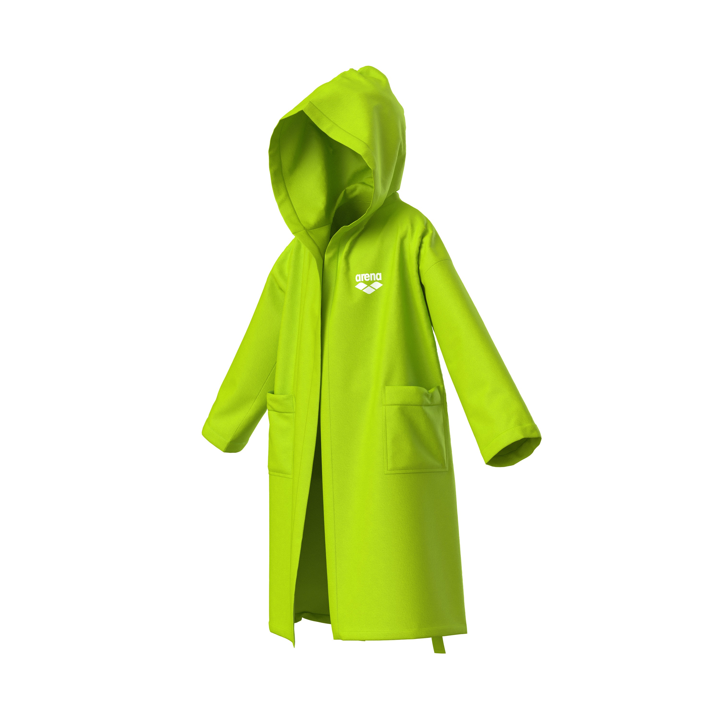 ARENA ZEAL JR ROBE ARTIC LIME WHITE