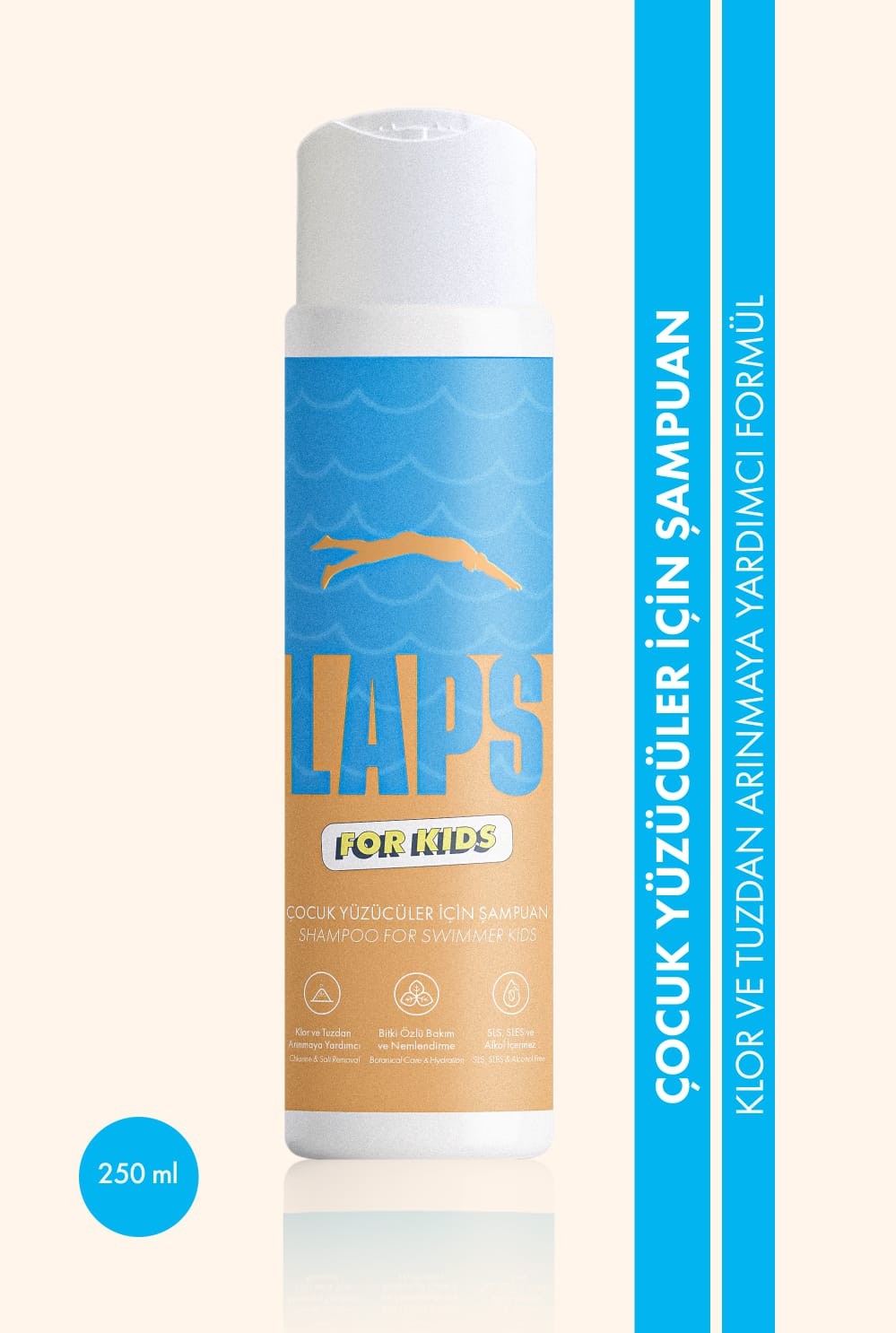 LAPS ÇOCUK YÜZÜCÜLER İÇİN ŞAMPUAN