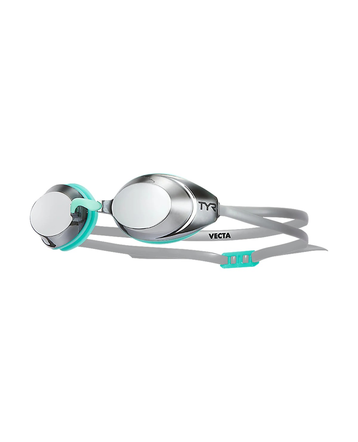 VECTA RACING MIRRORD SILVER/TEAL/GREY